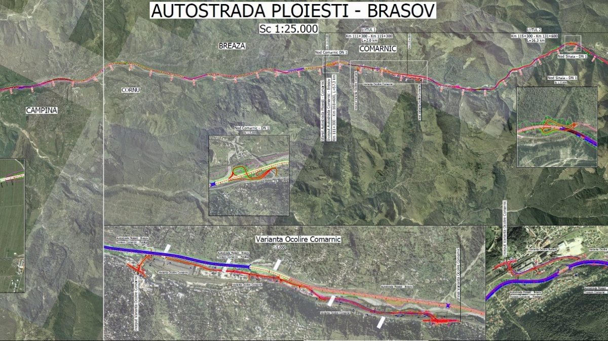 Ministrul Transporturilor spune că autostrada Comarnic-Braşov costă foarte mult. Studiul de fezabilitate, în 2025