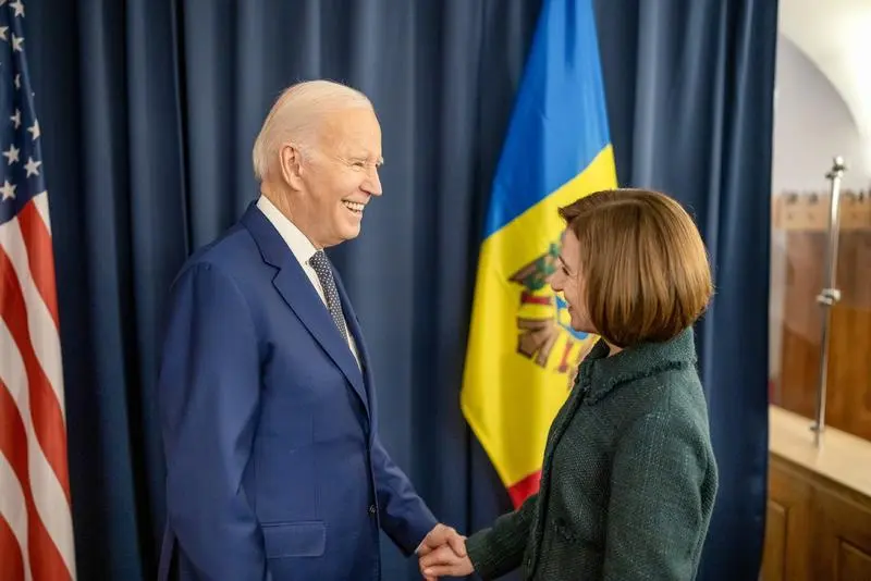 Prima reacția a lui Joe Biden, după realegerea Maiei Sandu: „Rusia a eșuat”