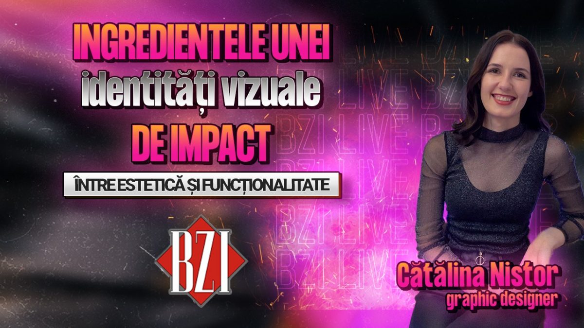 Cătălina Nistor, graphic designer, povestește pentru BZI LIVE despre ingredientele unei identități vizuale de impact