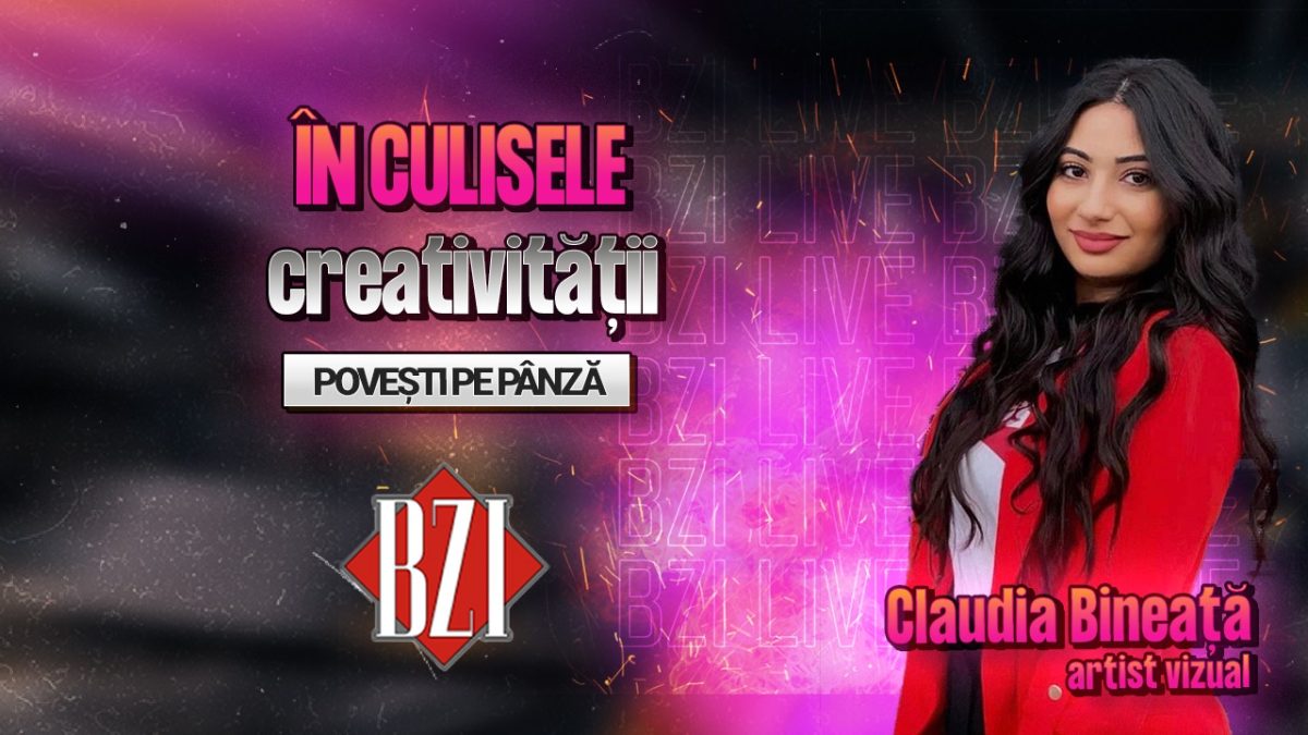 Povești pe pânză! Claudia Bineață, artist vizual, într-un interviu marca BZI LIVE