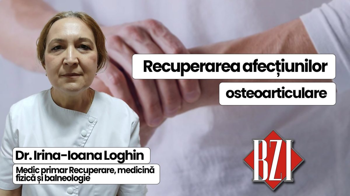 Dr. Irina-Ioana Loghin – medic primar recuperare, medicină fizică și balneologie, discută despre importanța acestor specialități medicale în tratamentul afecțiunilor neuro-musculo-scheletale, atât în urma intervențiilor chirurgicale, pentru redobândirea mobilității, cât și în cazul problemelor cronice și traumatice 