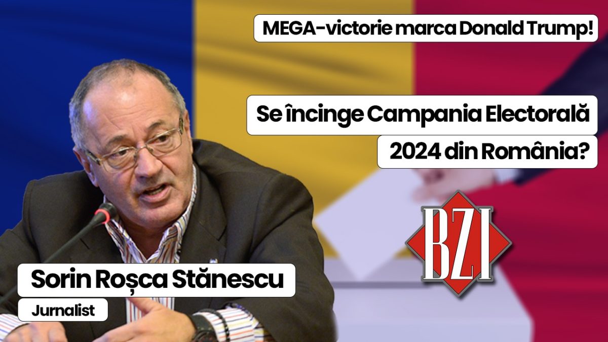 Talk-show BZI LIVE pe cele mai fierbinți subiecte naționale și internaționale! Totul alături de invitatul special săptămânal, nașul presei din România, senior-jurnalistul Sorin Roșca Stănescu