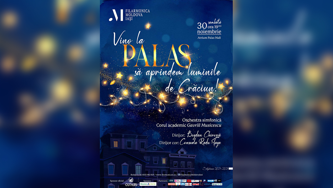 Filarmonica Moldova Iași organizează la Palas un concert vocal simfonic