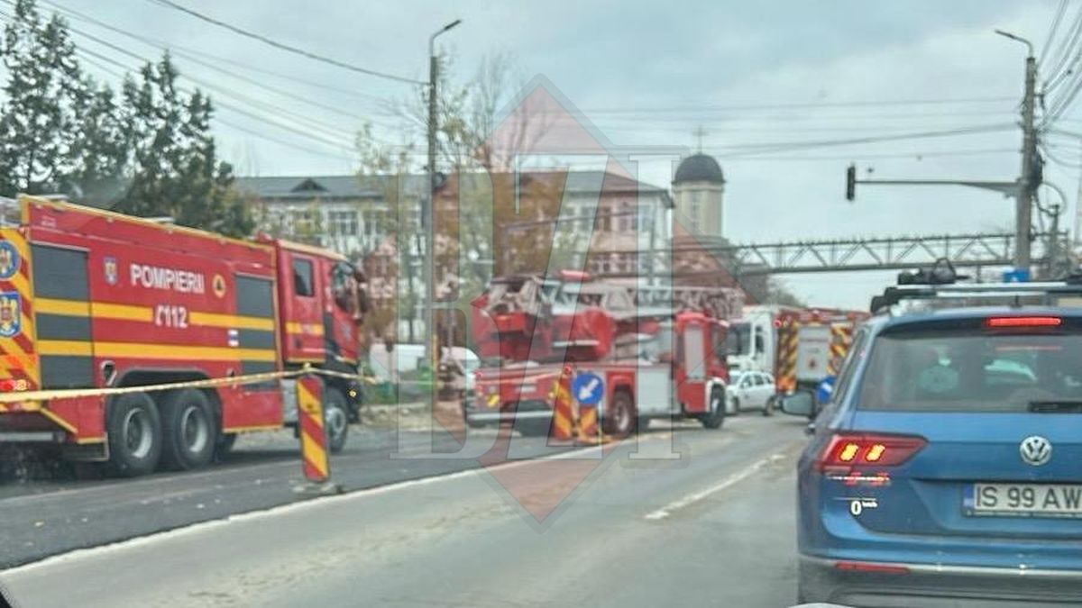 Incendiu în județul Iași! Un apartament a fost cuprins de flăcări