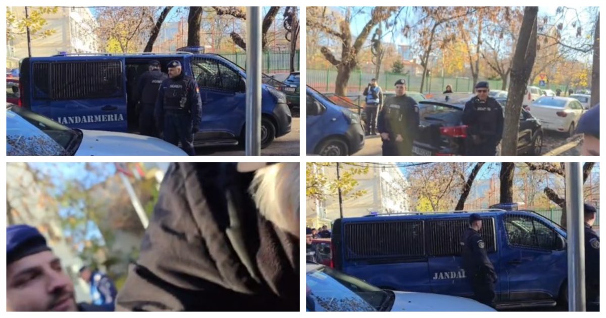 Jandarmeria „anulează” dreptul la liberă exprimare! Marian Ceaușescu a fost băgat cu forța în dubă, după ce l-a numit pe Iohannis „borfaș”