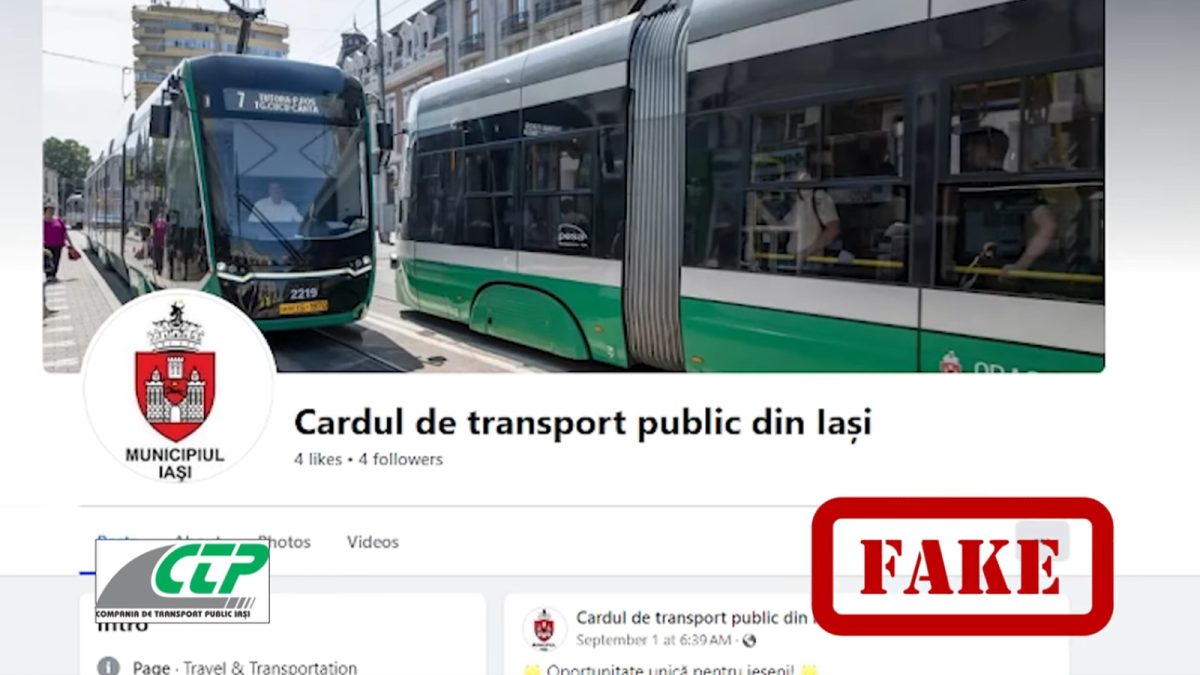 O nouă tentativă de fraudă, în numele CTP Iași. Clienții care accesează link-urile riscă să își piardă datele și banii