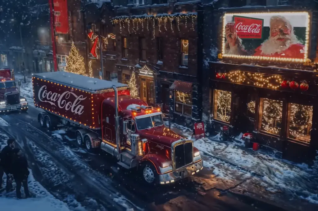 Celebra reclamă Coca-Cola de Crăciun, făcută cu ajutorul AI, a fost lansată. Iată videoclipul viral