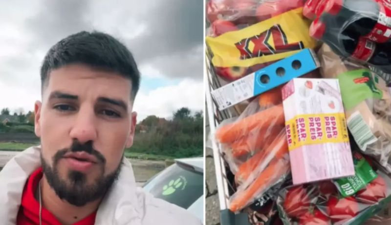 Un român a arătat ce a cumpărat cu 100 de euro dintr-un supermarket din Germania! „În România, salariul e problema!”