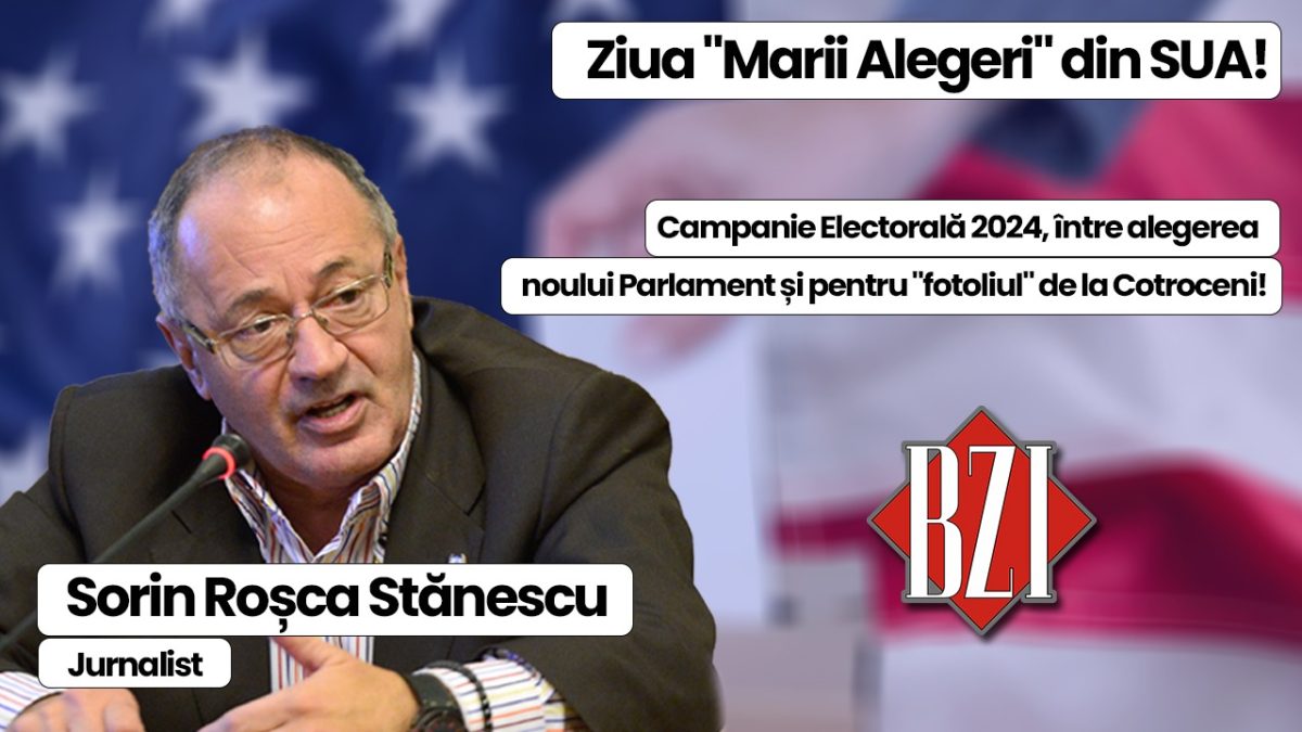 „Fierbere” și „tensiune” electorală în România! Nașul presei naționale, senior-jurnalistul Sorin Roșca Stănescu, într-o nouă ediție săptămânală BZI LIVE în care sunt analizate cele mai tari și dezbătute subiecte pe plan intern și extern