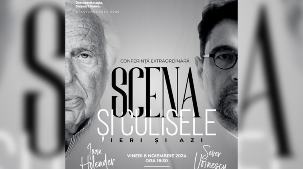 Ioan Holender și Sever Voinescu la Opera Iași