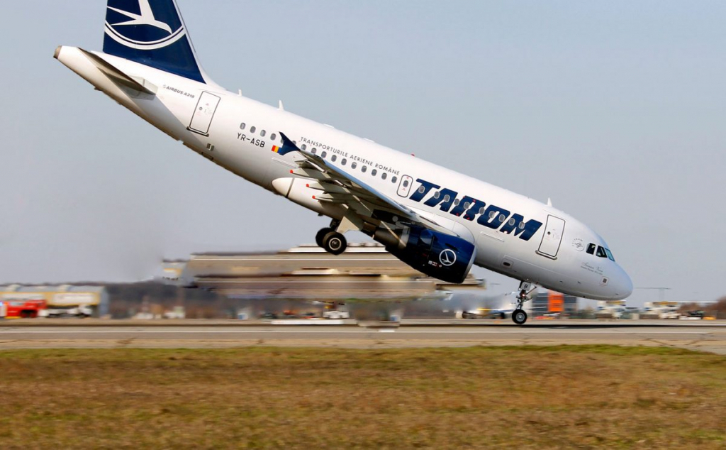 TAROM a operat ultimul zbor cu un Airbus A318 de pe Aeroportul Iași