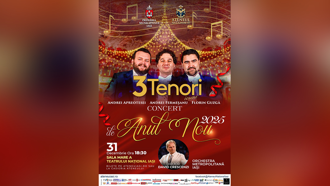 Tradiție și Eleganță: 3 Tenori ieșeni de Sărbători