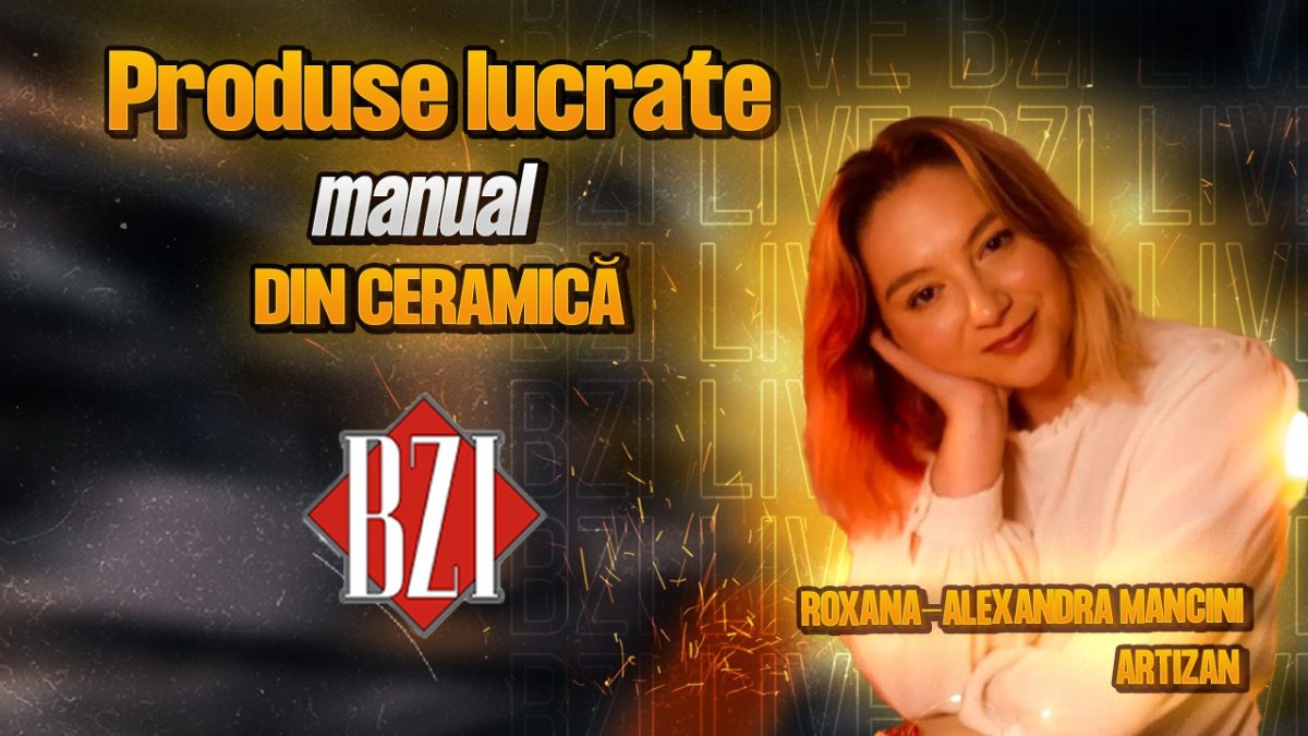 Produse lucrate manual din ceramică! Roxana-Alexandra Mancini, artizan, povestește pentru BZI LIVE despre activitatea sa creativă