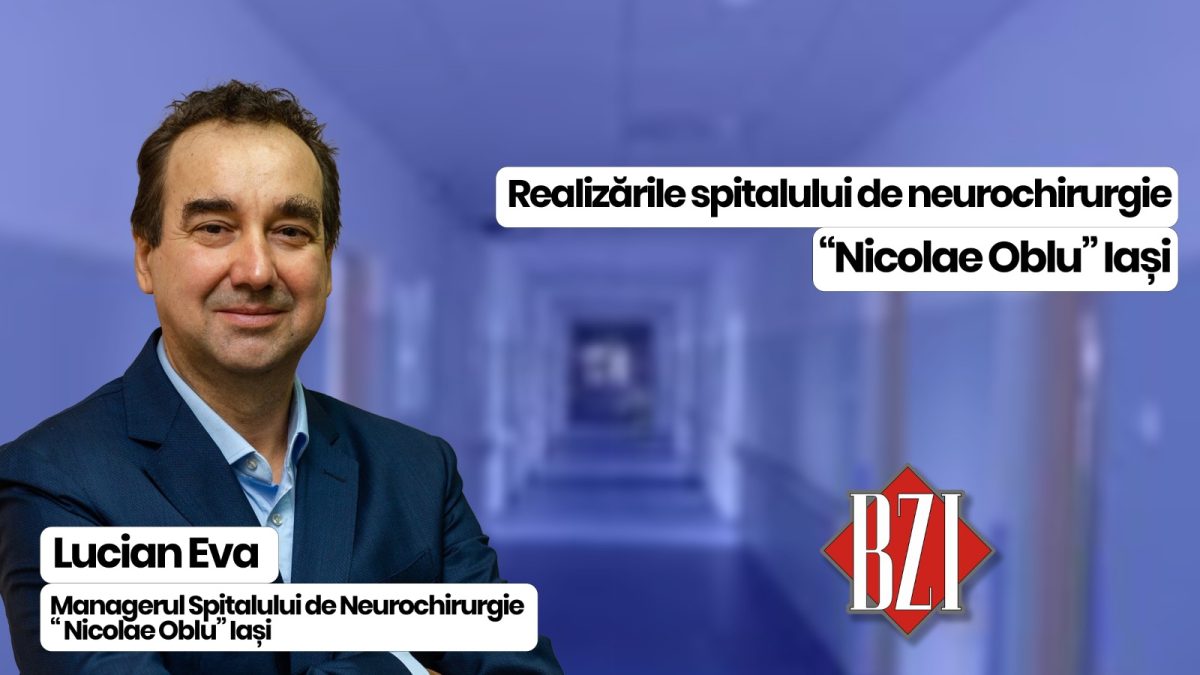 Conf. univ.dr. Lucian Eva, managerul Spitalului Clinic de Neurochirurgie “N. Oblu” Iași, discută în platoul BZI LIVE despre proiectele și realizările spitalului de neurochirurgie în anul 2024
