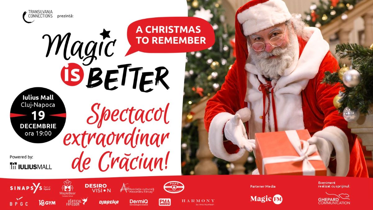 „A Christmas to Remember”  – spectacol extraordinar de Crăciun, la Iulius Mall, cu peste 50 de artiști clujeni