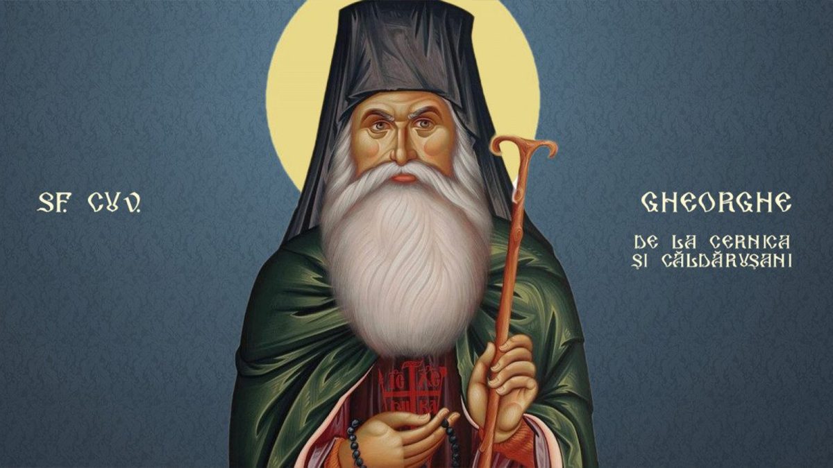 Creștinii ortodocși îl sărbătoresc astăzi pe Sfântul Cuvios Gheorghe de la Cernica!