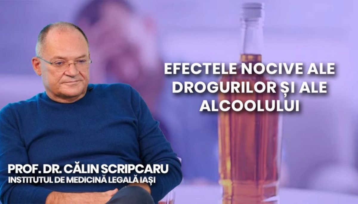LIVE VIDEO – Prof. dr. Călin Scripcaru, Institutul de Medicină Legală Iași, discută în emisiunea de sănătate BZI LIVE despre efectele nocive ale drogurilor și ale alcoolului