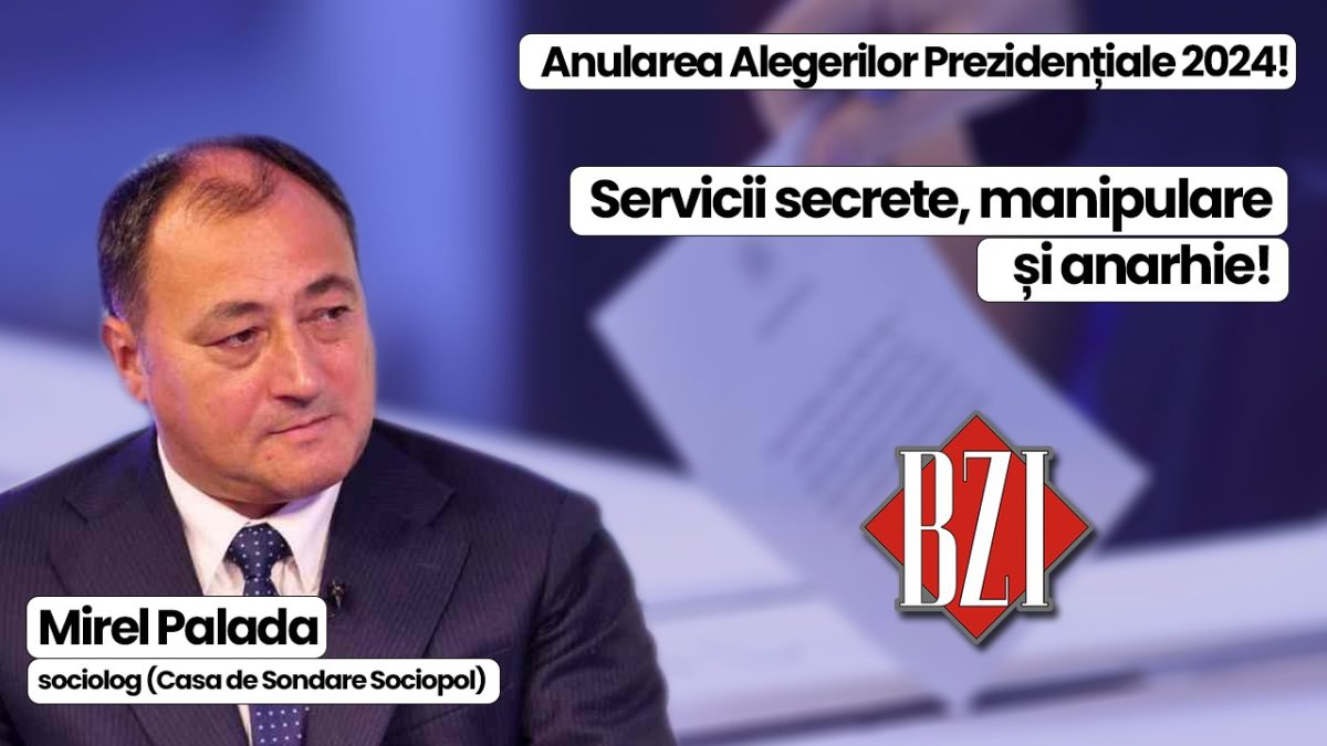 Top talk-show marca BZI LIVE! Invitat special săptămânal, cunoscutul sociolog Mirel Palada (Casa de Sondare Sociopol) analizează și dezbate cele mai fierbinți și scandaloase subiecte ale momentului