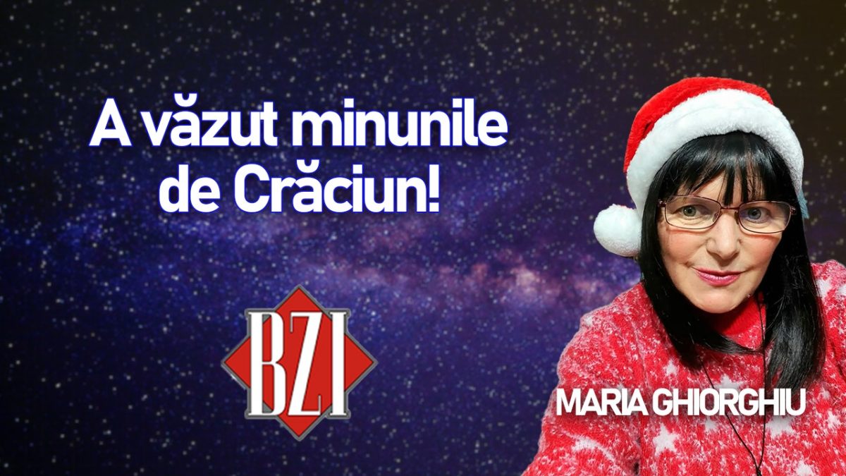 LIVE VIDEO – Maria Ghiorghiu afirmă că a văzut minunile de Crăciun! Ce i s-a arătat dezvăluie la BZI LIVE