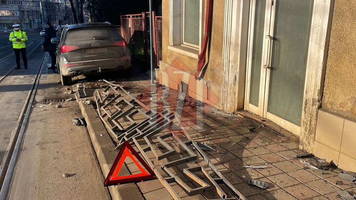 Accident rutier pe Arcu. Circulația tramvaielor este blocată temporar – EXCLUSIV