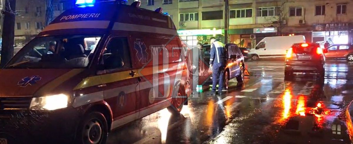 Accident rutier în municipiul Iași! Un șofer a lovit un pieton, victima a ajuns la spital