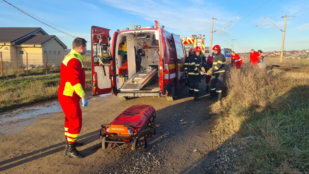 Accident feroviar la Leţcani. Un bărbat a fost lovit de trenul Iași – Suceava – UPDATE