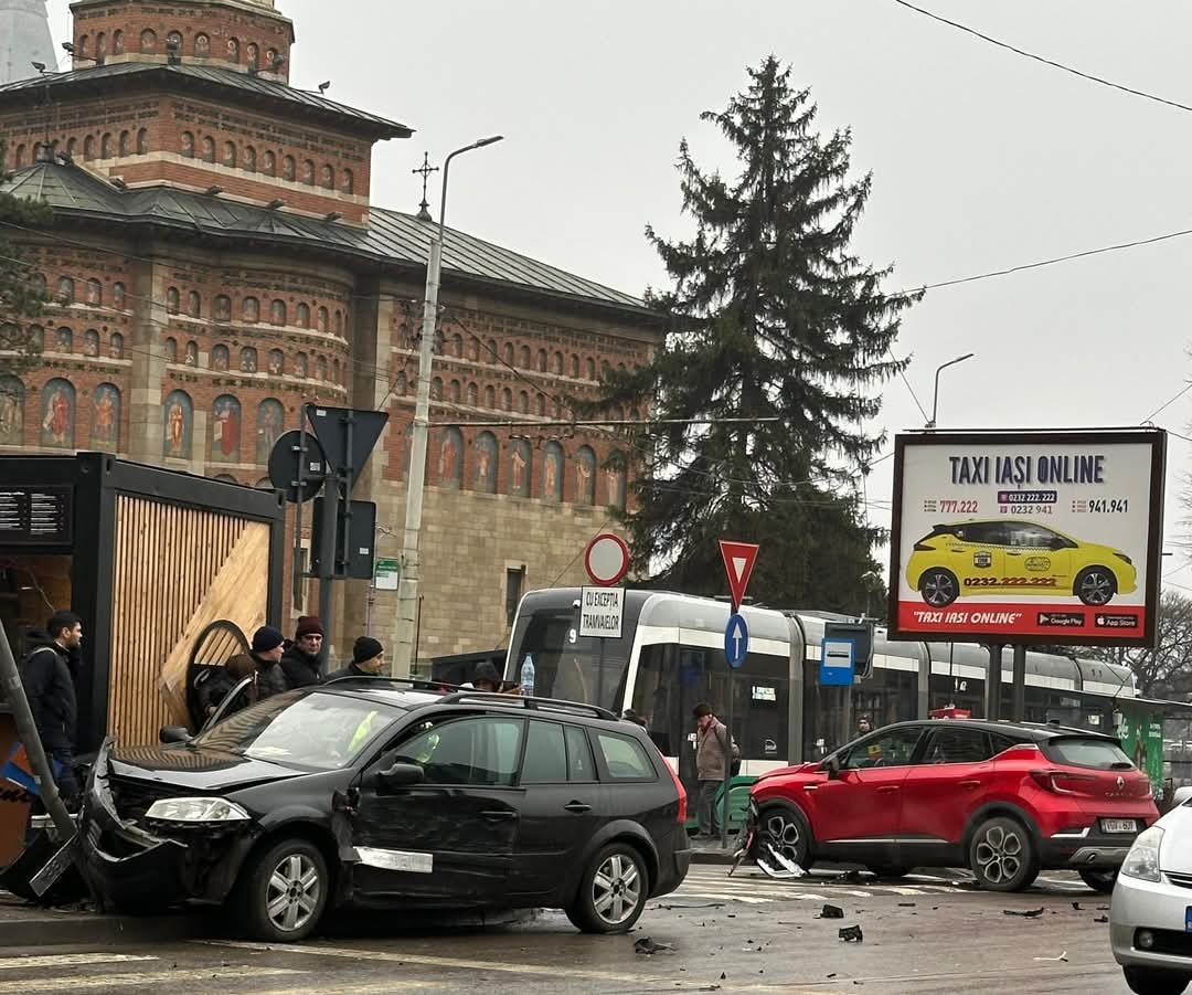 Accident rutier pe strada Palat. Două autoturisme au fost implicate – UPDATE