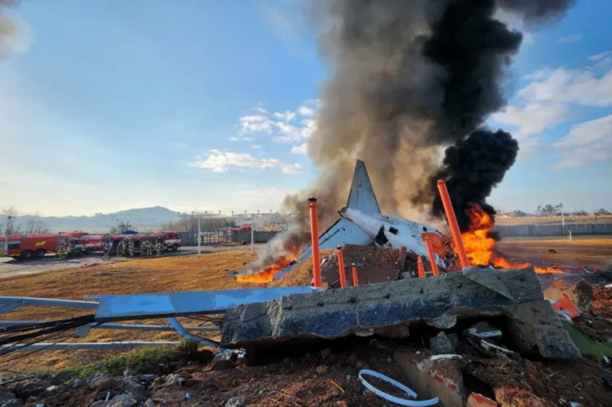 Tragedie aviatică în Coreea de Sud. Aproape toți pasagerii au murit