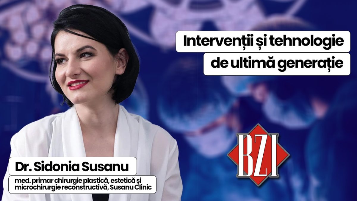 Dr. Sidonia Susanu, med. primar chirurgie plastică, estetică și microchirurgie reconstructivă, Susanu Clinic, discută în platoul BZI LIVE despre cele mai noi tehnologii laser pentru tratamente de rejuvenare facială și corporală