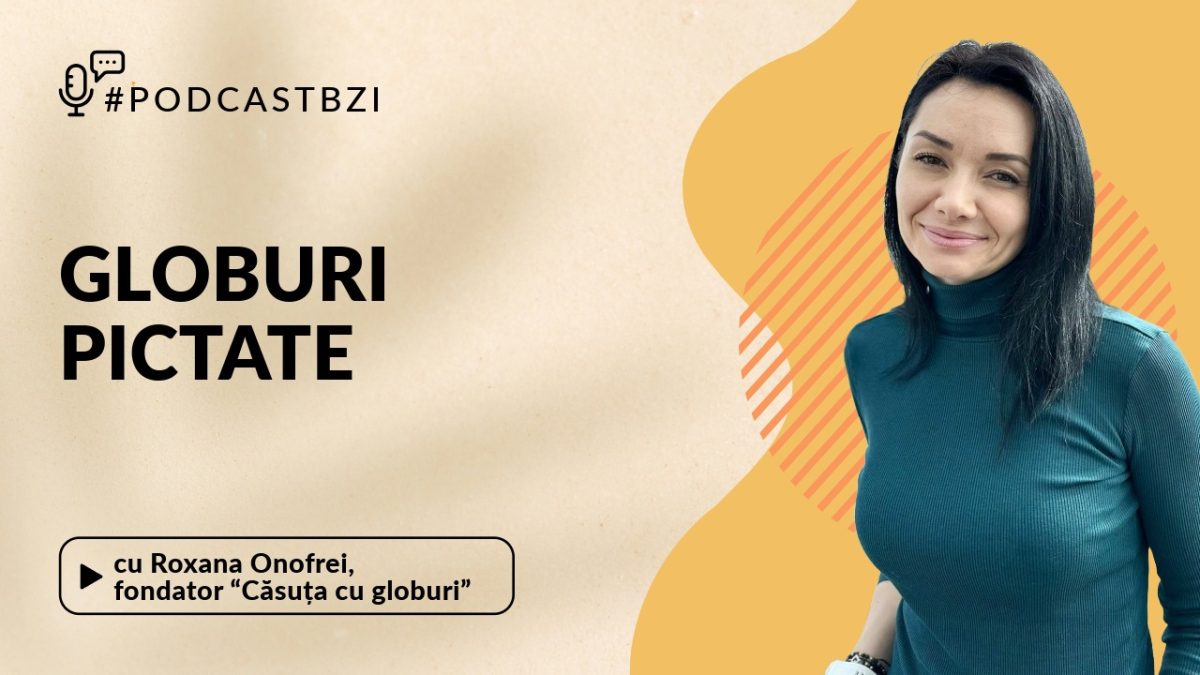 Globuri pictate pe sticlă, pentru bradul de Crăciun, realizate de Roxana Onofrei, fondator „Căsuța cu globuri”!