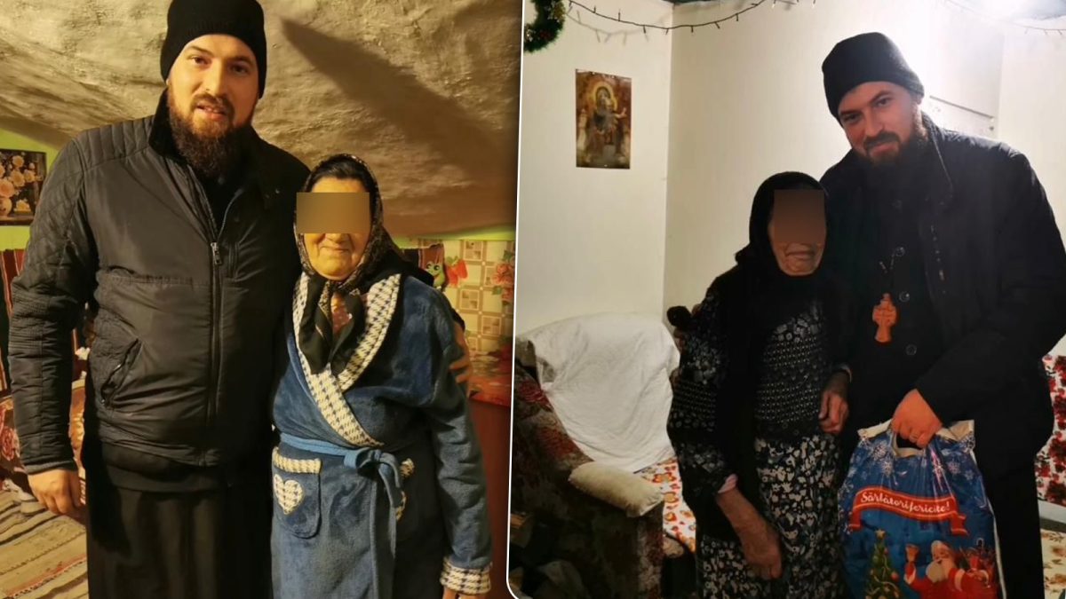 Un preot din Iași s-a îngrijit ca 50 de bătrânei din parohia sa să aibă ce pune pe masa de Crăciun! La schimb, slujitorul Domnului a primit rugăciuni fierbinți și îmbrățișări calde