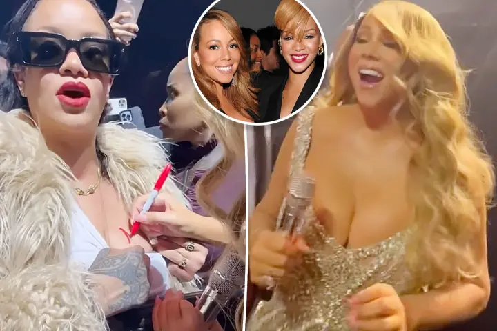 Rihanna a primit cadoul mult așteptat de Crăciun. Mariah Carey a fost cea care i-a îndeplinit fantezia