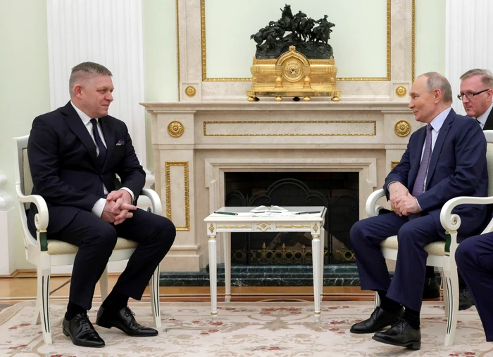 Întâlnire Putin-Fico la Kremlin: Discuții pe tema tranzitului de gaz rusesc către Europa