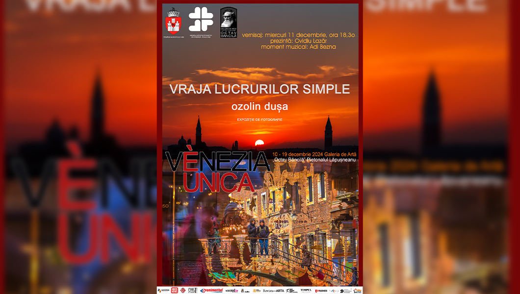 Invitație la expoziția de fotografie „Vraja lucrurilor simple”, aparținând artistului vizual Ozolin Dușa.