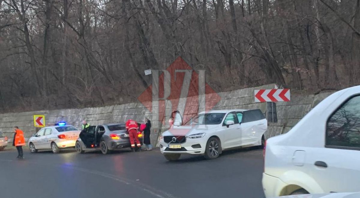 Accident rutier în Bucium: Ambulanță SMURD la fața locului