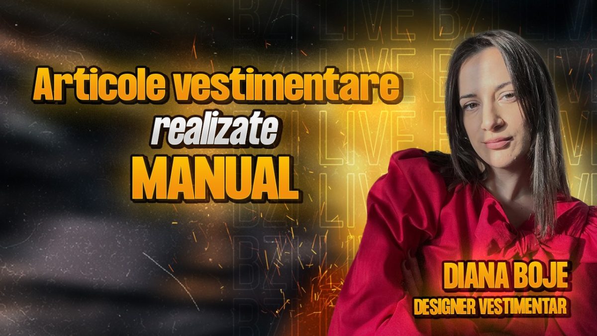 Diana Boje, designer vestimentar, povestește pentru BZI LIVE despre activitatea sa creativă