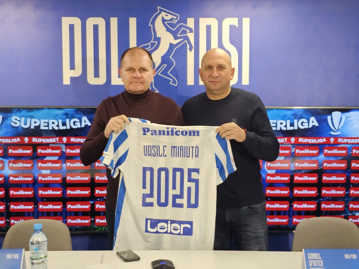 Vasile Miriuță a semnat cu Politehnica Iași! Iată ce a spus antrenorul la venirea în Copou