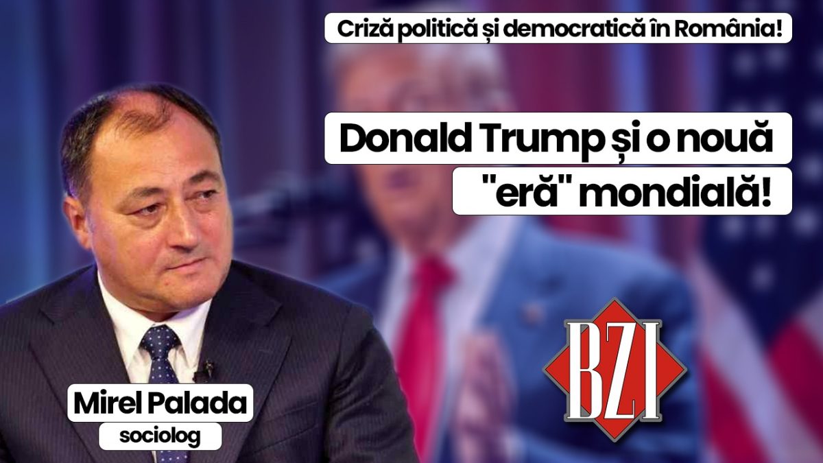 Talk-show incitant și plin de substanță! O producție media marca BZI LIVE de zile mari, la început de 2025, alături de hâtrul și incisivul sociolog Mirel Palada, Casa de Sondare Sociopol