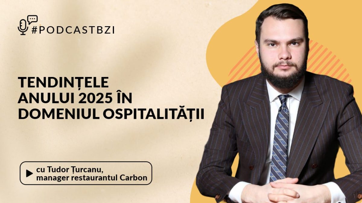 LIVE VIDEO – Tudor Țurcanu, manager Restaurant Carbon, despre tendințele din domeniul ospitalității în 2025