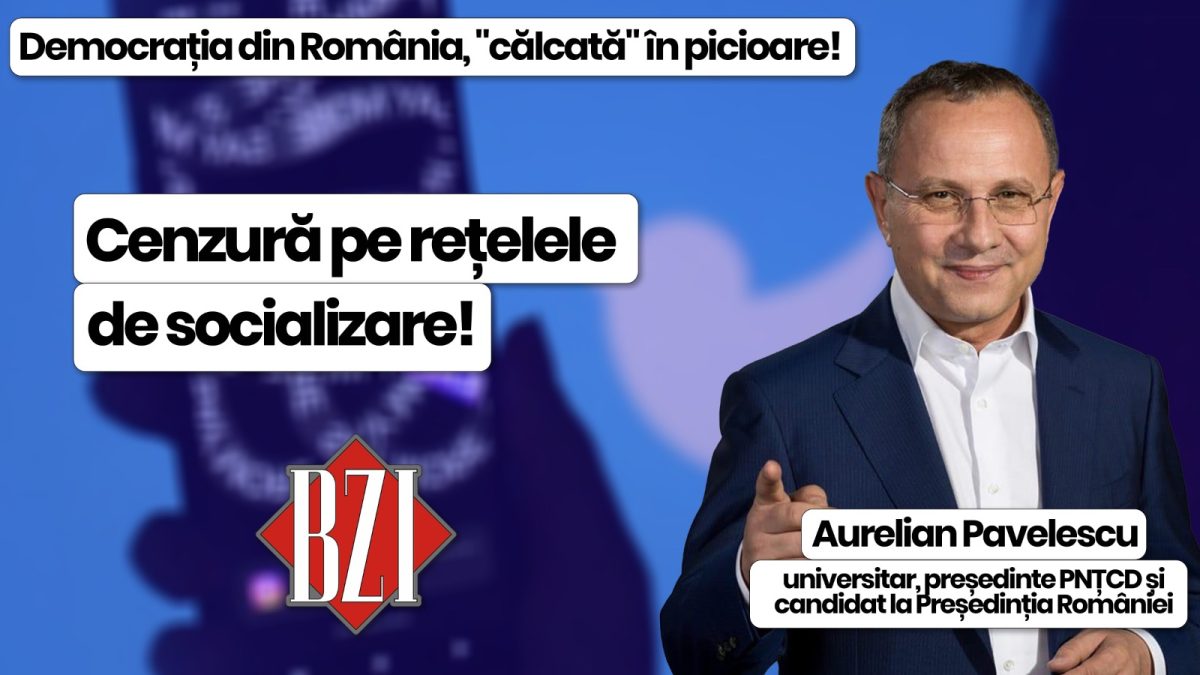 Ediție specială BZI LIVE alături de av. Aurelian Pavelescu, universitar, lider al PNȚCD și candidat la Președinția României! Totul despre abuzurile și agresiunile la adresa poporului român