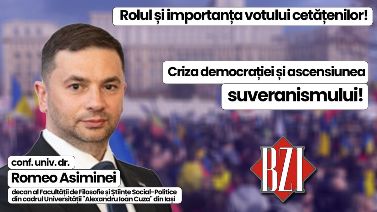 Top analiză BZI LIVE! De la noile Alegeri Prezidențiale, revenirea lui Donald Trump la Casa Albă, rolul democrației și libertățile fundamentale ale cetățenilor alături de conf. univ. dr. Romeo Asiminei, decan al Facultății de Filosofie și Științe Social-Politice – Universitatea „Cuza” din Iași