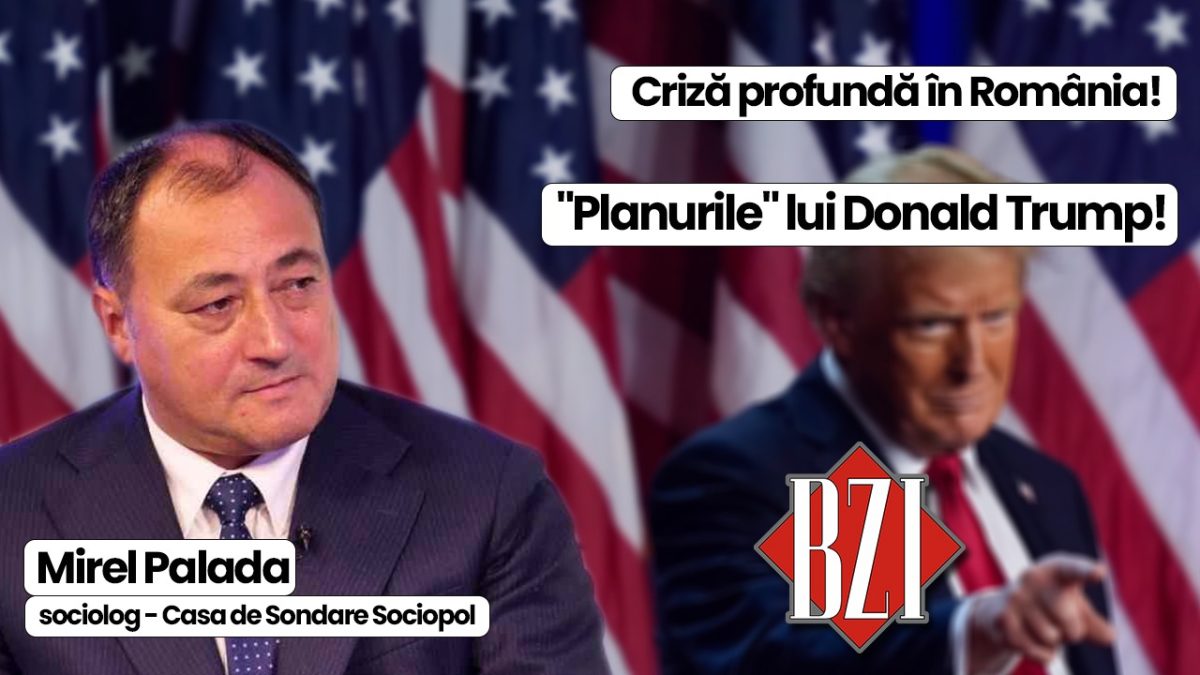 Talk-show savuros și provocator BZI LIVE! Ediție de senzație alături de Mirel Palada, sociolog – Casa de Sondare Sociopol!