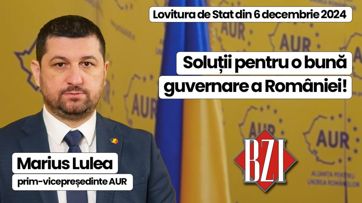 Dialog de impact national la BZI LIVE! Despre soluții pentru o bună guvernare, redresare economică, sprijin pentru antreprenori, drepturile românilor, situația națională și internațională alături de Marius Lulea, prim-vicepreședinte Alianța pentru Unirea Românilor