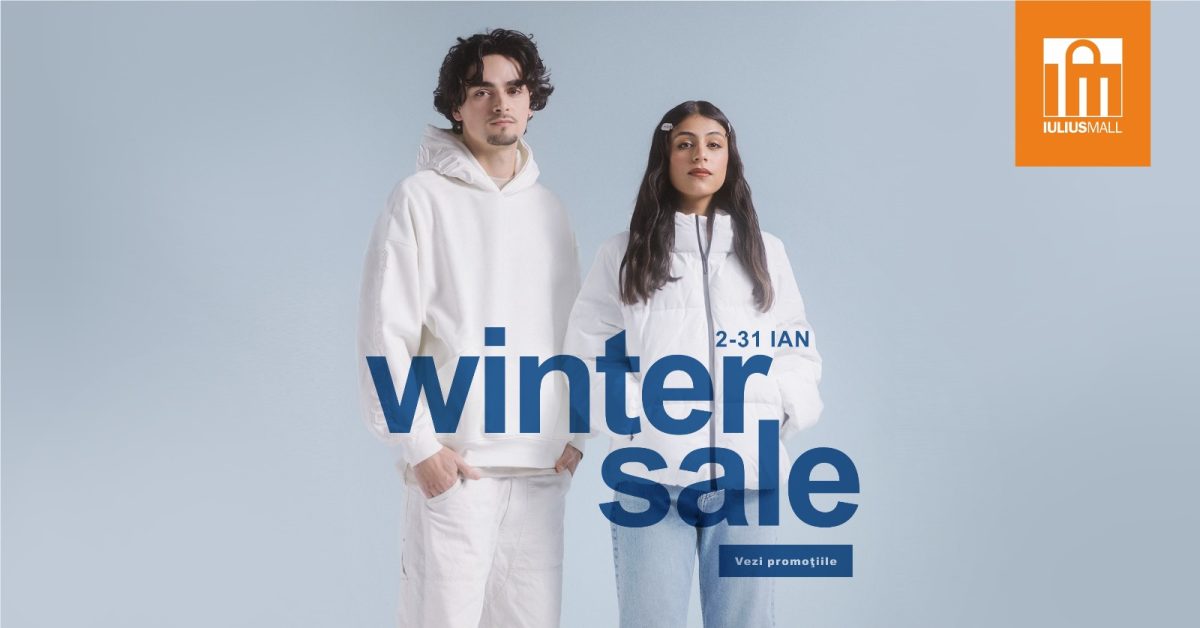 Descoperă reducerile de iarnă din Iulius Mall Iași și bucură-te de sesiuni de shopping smart, cu oferte de până la 70%!