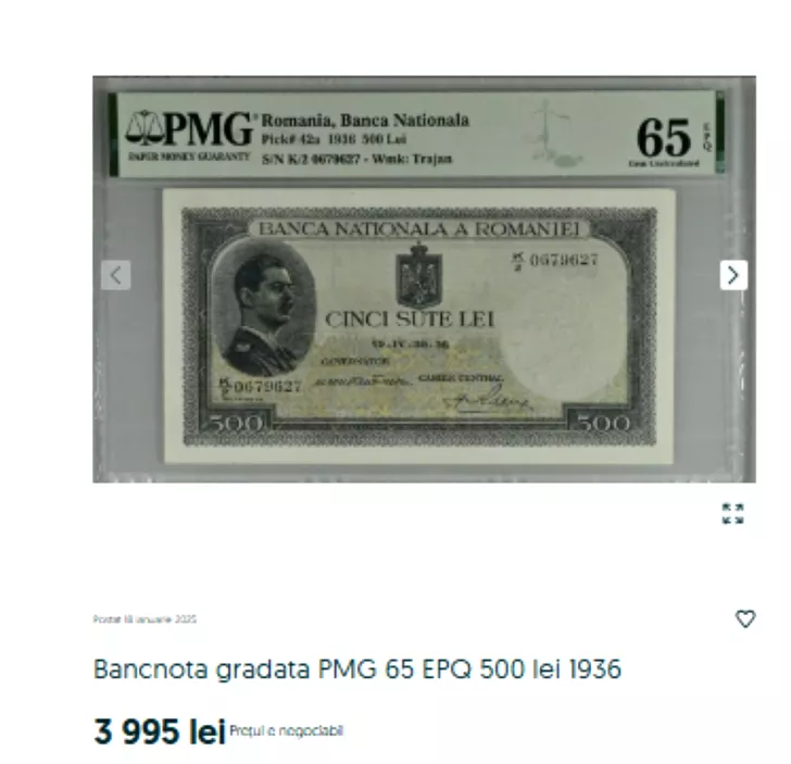 Bancnota de 500 de lei care valorează mult mai mult! O adevărată comoară pentru colecționari
