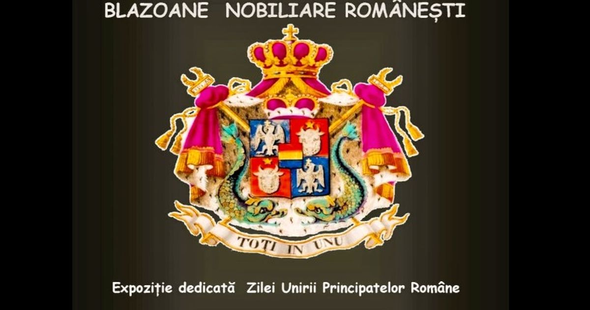 Expoziția de pictură pe sticlă „Blazoane nobiliare românești”