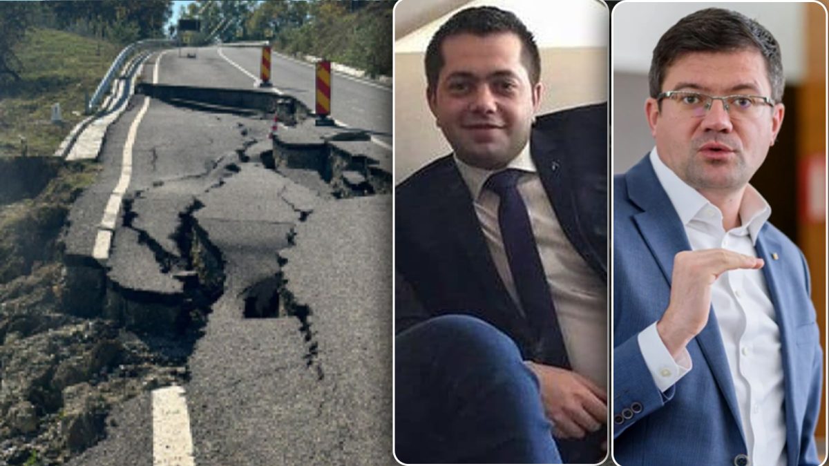 Costel Alexe ascunde greșelile grave ale firmei de casă a PNL, Geo Myke, după prăbușirea drumului județean DJ 207A. Specialist: „Studiul geotehnic trebuia să arate clar situația”