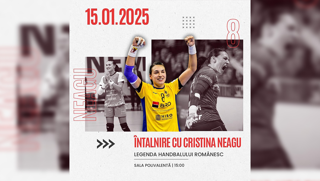 Cristina Neagu face turul de adio după meciul dintre CSM Iași 2020 și CSM București din Sala Polivalentă „Dan Irimiciuc”