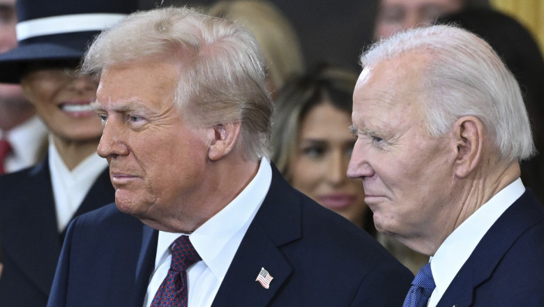 Donald Trump dezvăluie ce i-a scris Joe Biden în scrisoarea lăsată. Un plic alb pe care scria „47”