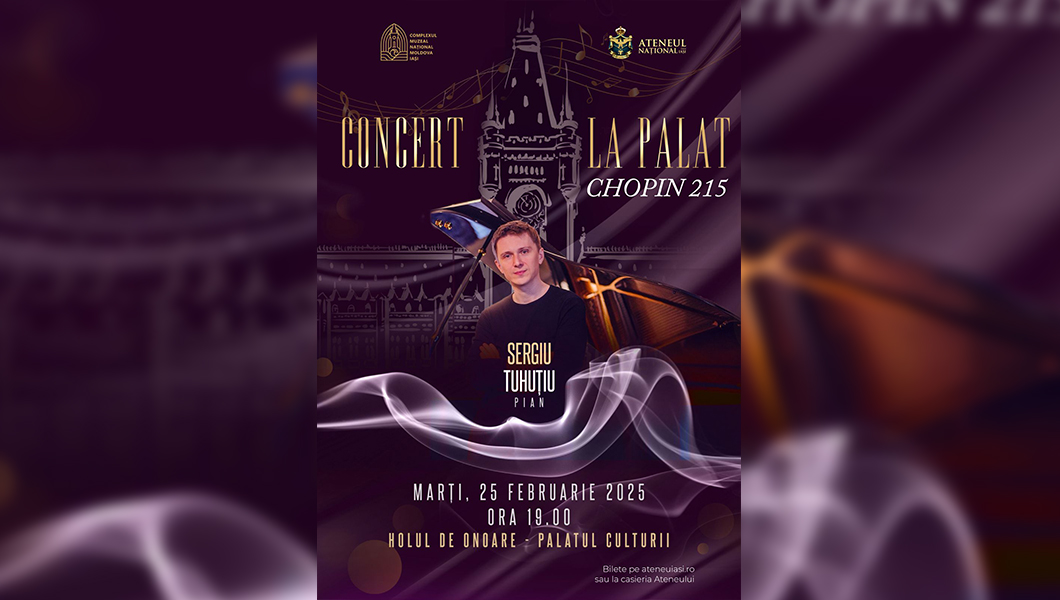 Două concerte excepționale la Palat: Muzică clasică și inovație într-o lună de februarie memorabilă